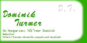 dominik turmer business card